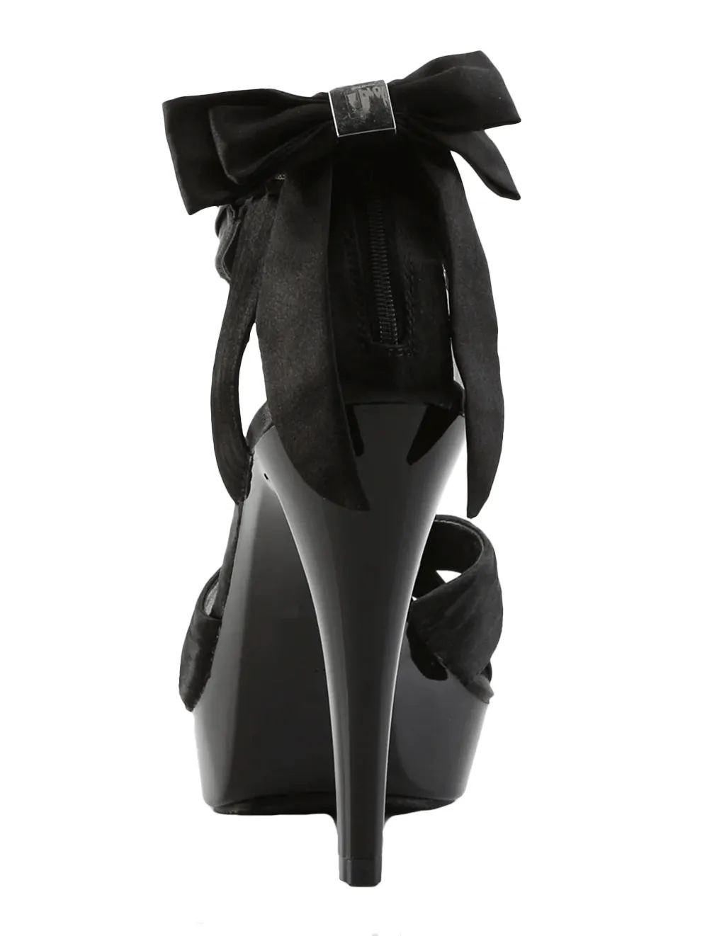 Fabulicious Cocktail-568 Open Toe Heel Sandal With Bow