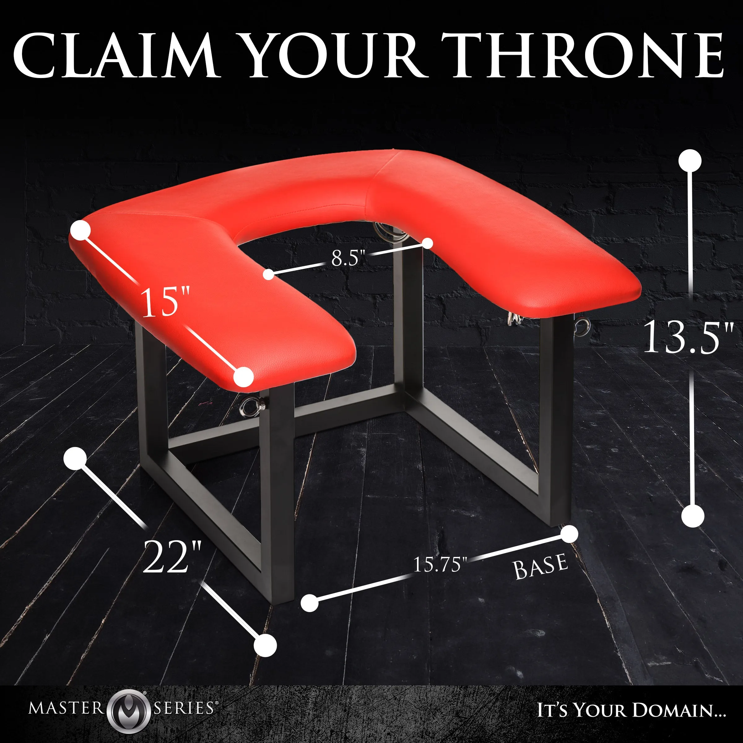 Face Riding Queen Chair
