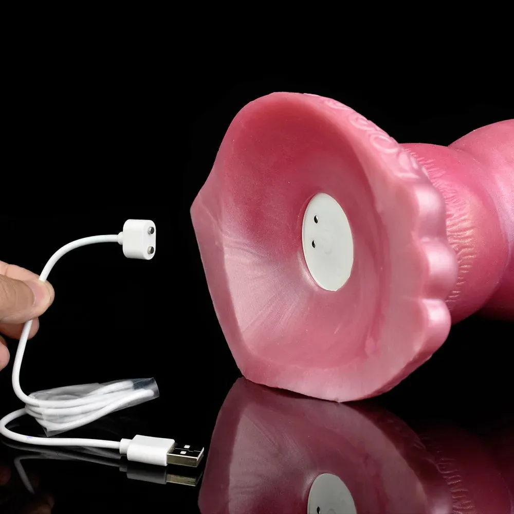Fantasy Dogdildo Butt Plug - Remote Control Thrusting Dildo Anal Sex Toys for Women Men