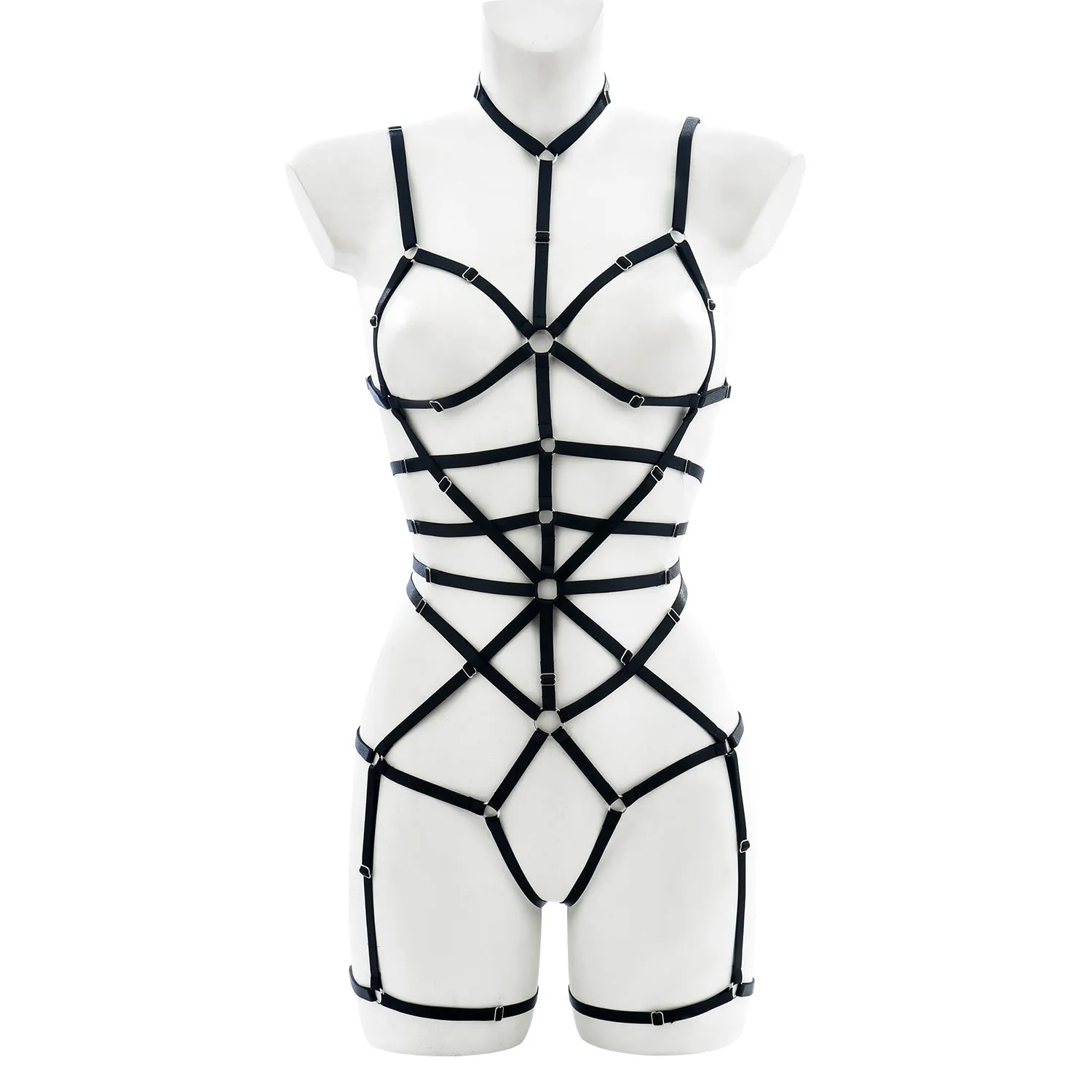 Fetish  Body Strap Harness | Adjustable | One Size Spadax