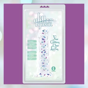 Glittergasm Dong - Blue and Green Swirl 8