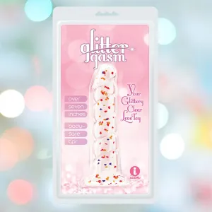 Glittergasm Dong - Red and Orange Swirl 7