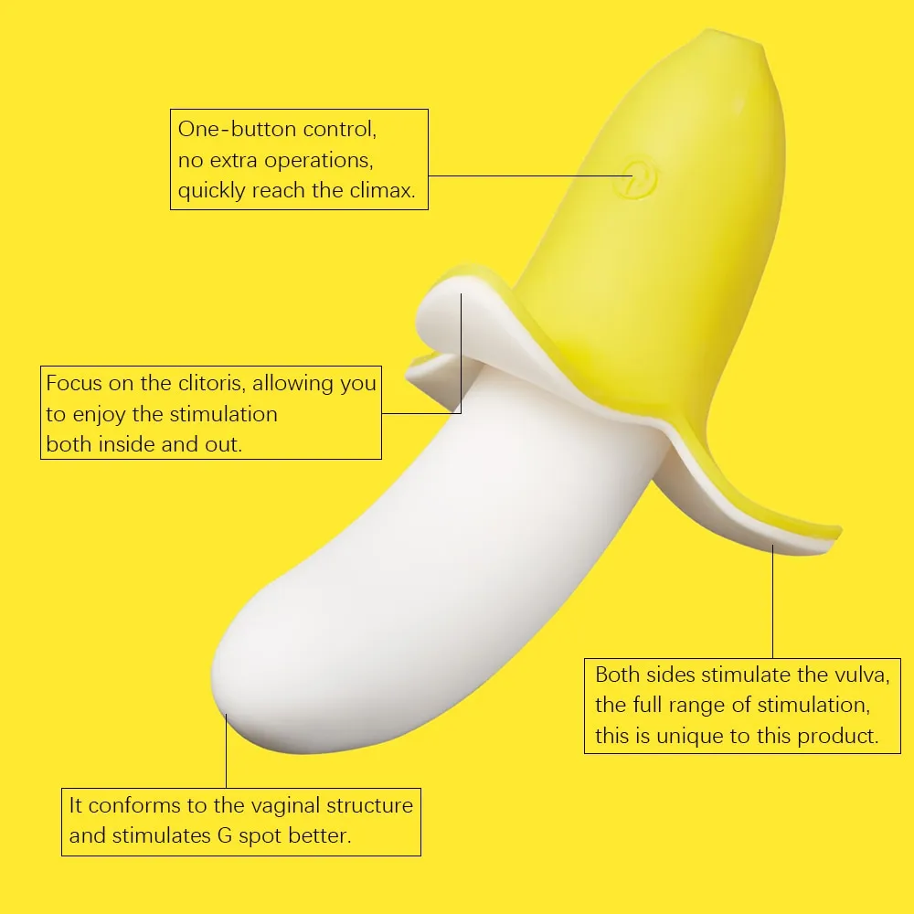 Half Peeled Banana G Spot Vibrator