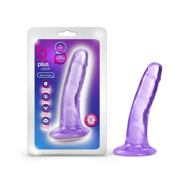 Hard n' Happy 5 inch Mini Dildo - Purple