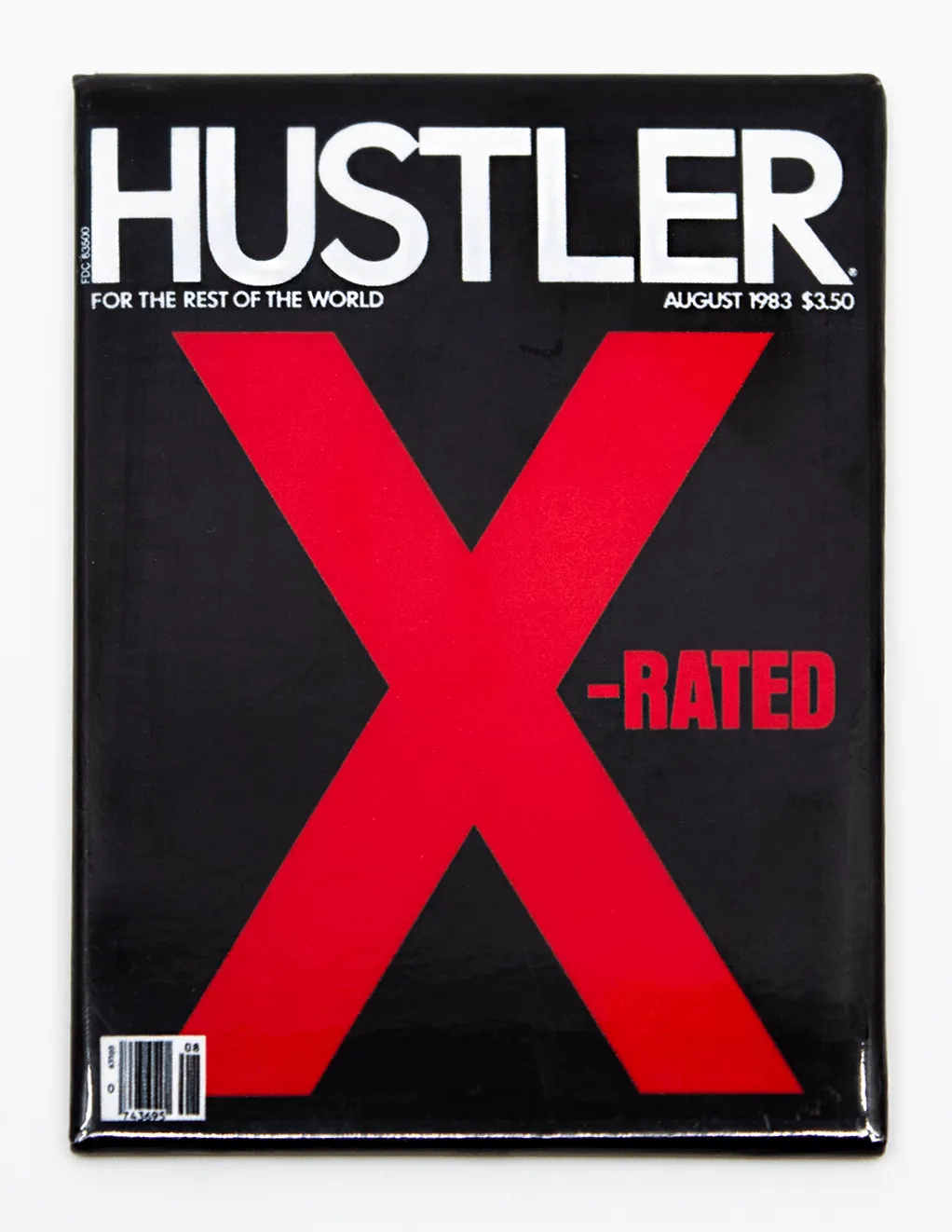 HUSTLER Magazine Cover Magnet August 1983