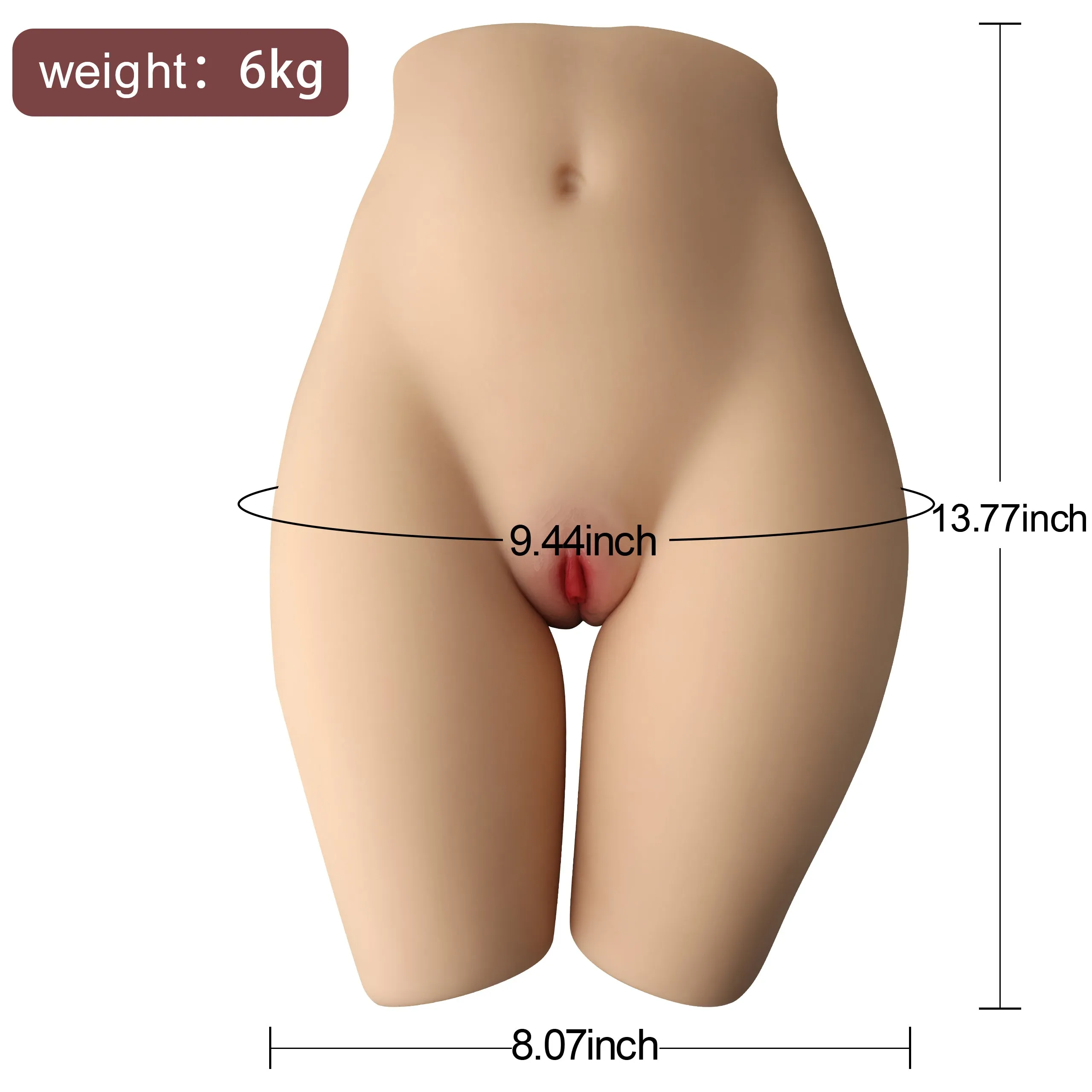 Izabella(For EU Customers): 13.23lb Skinny Sexy Model Leg Torso