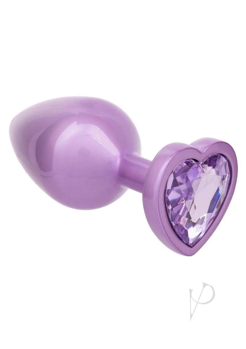 Jewel Large Amethyst Heart Plug