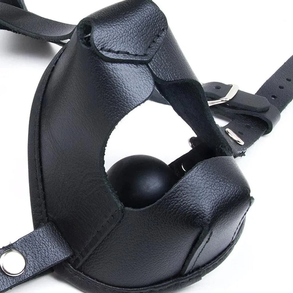 K9 Muzzle with Removable Silicone Ball Gag