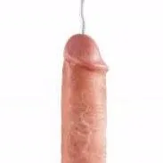 King Cock Squirting 6 Inch Dildo - Vanilla