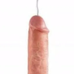 King Cock Squirting 6 Inch Dildo - Vanilla