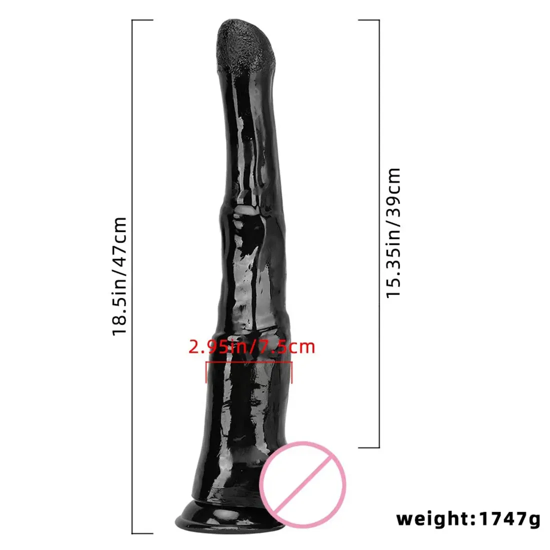 Large Anal Dildo Sex Toys - Huge Black Dildos Horse Animal Anal Dilator Butt Plug