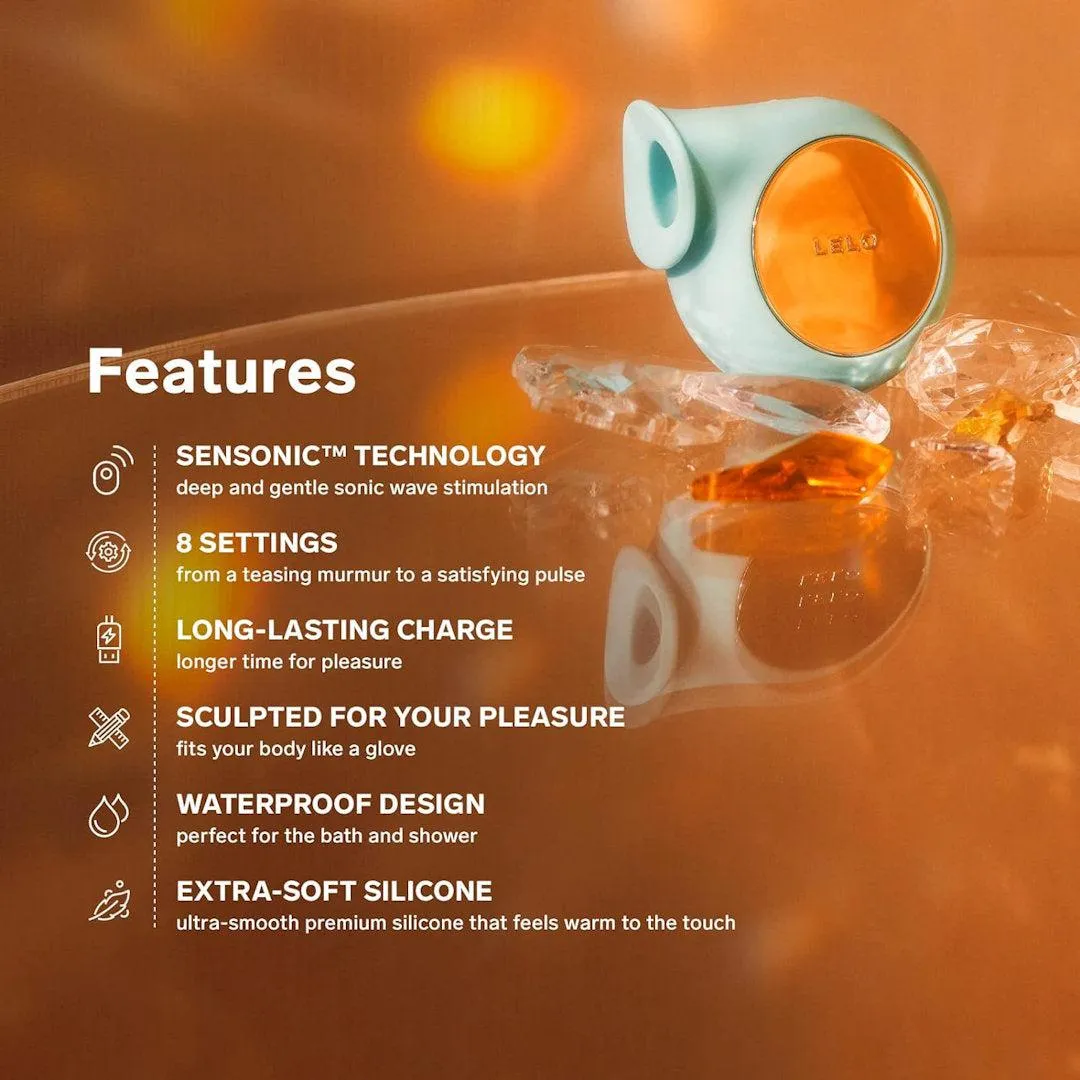 LELO SILA Air Suction Clit Massager - Aqua
