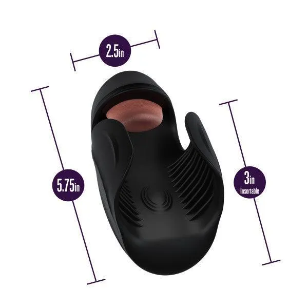 Lickety Split Rechargeable Vibrating Thumping Stroker Silicone