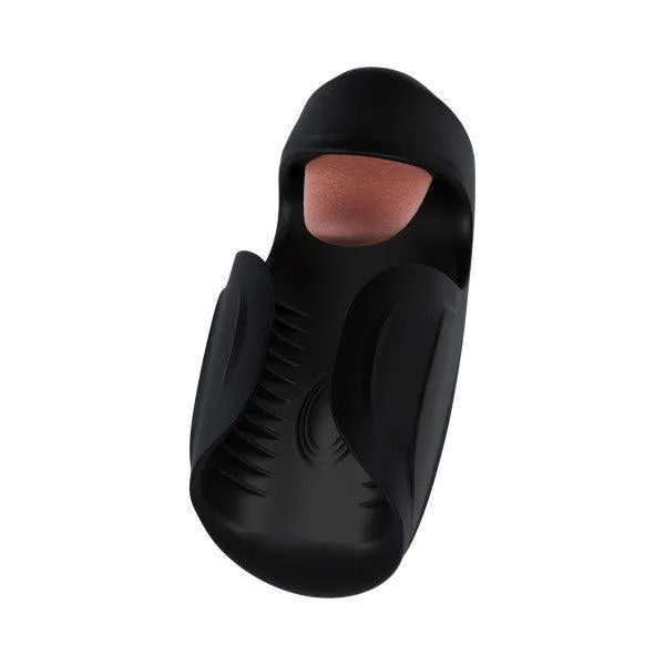 Lickety Split Rechargeable Vibrating Thumping Stroker Silicone