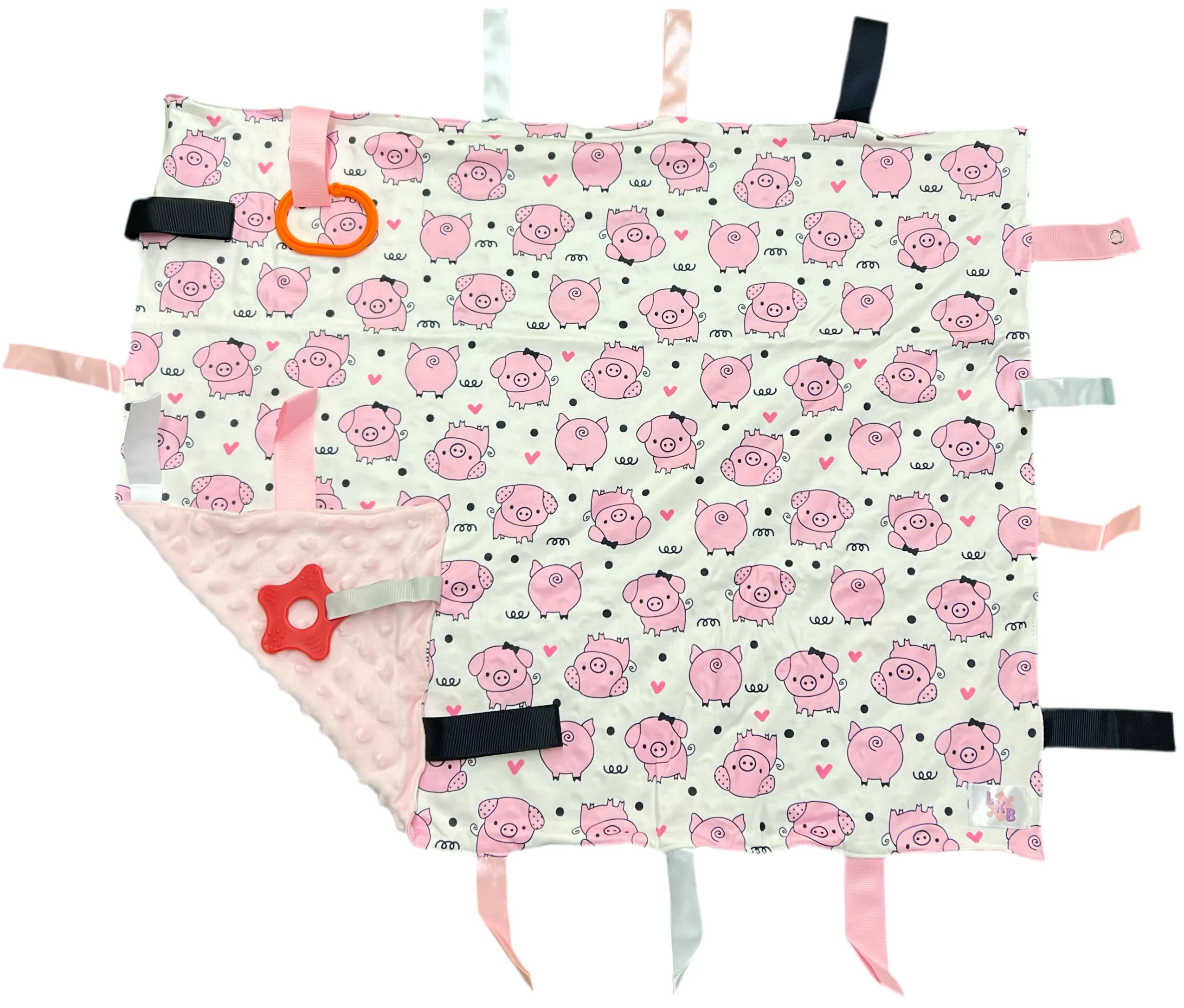 Lil Piggy Cuddle Sensory Blanket