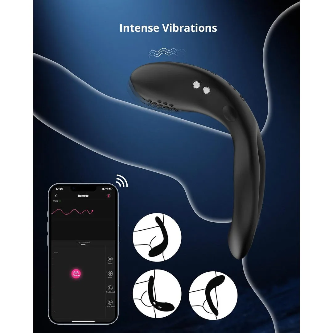 Lovense Diamo Bluetooth-Controlled Vibrating Cock Ring