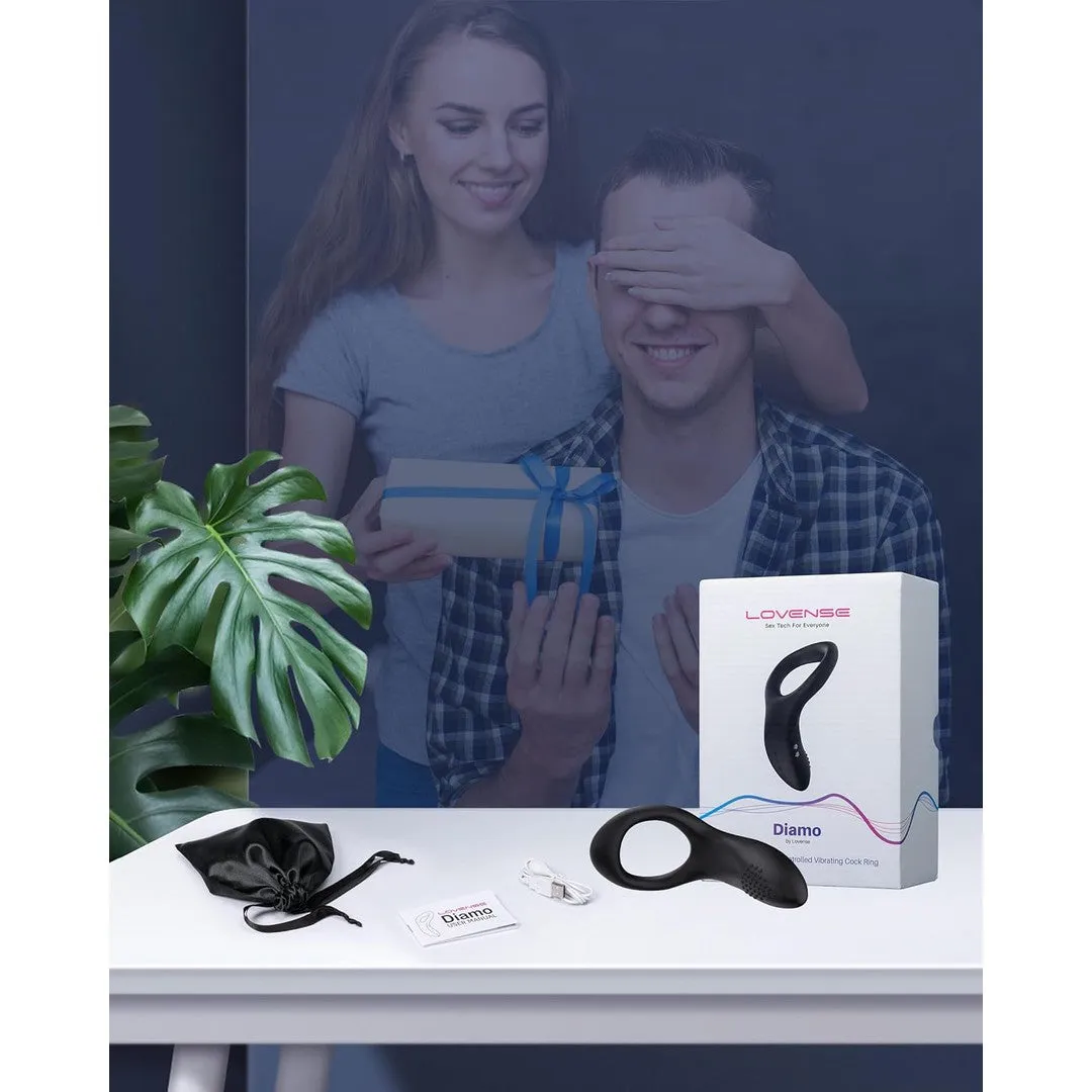 Lovense Diamo Bluetooth-Controlled Vibrating Cock Ring