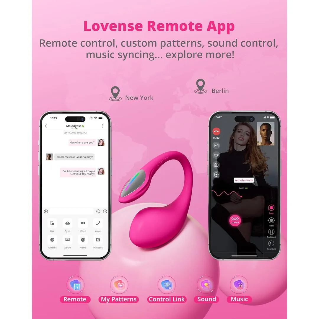 Lovense Lush 4 Bluetooth-Controlled Egg Vibrator