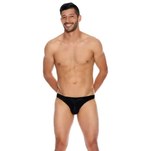 Men&#39;s Microfiber Open Back Underwear Black S/M