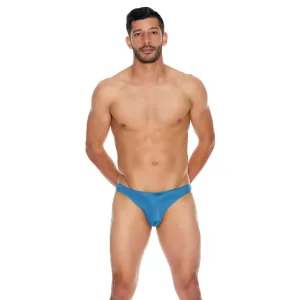 Men&#39;s Microfiber Open Back Underwear Blue S/M