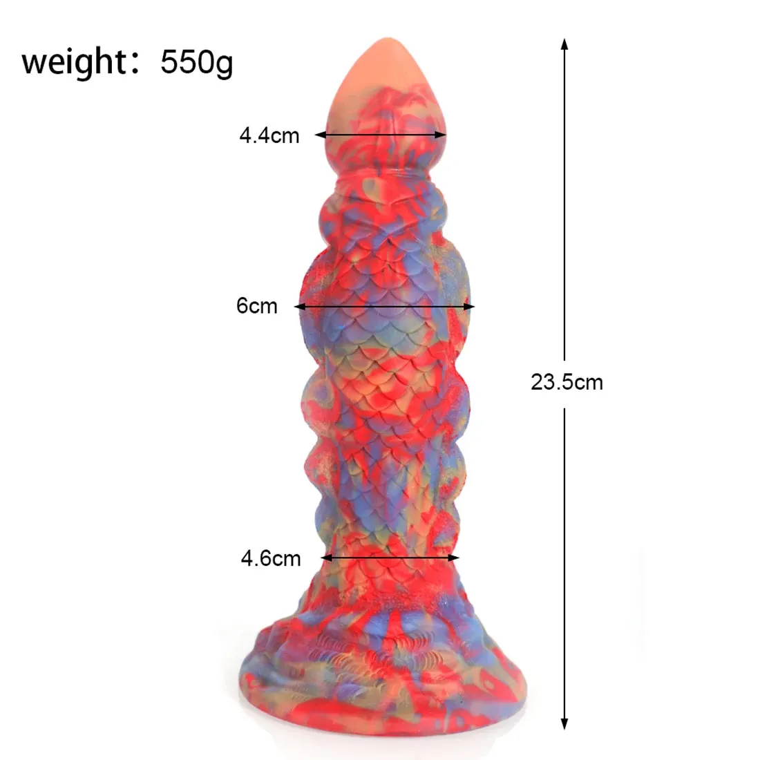 Monster Dildo Anal Plug - Colorful Exotic Animal Dildo Dilator Sex Toys for Men Women