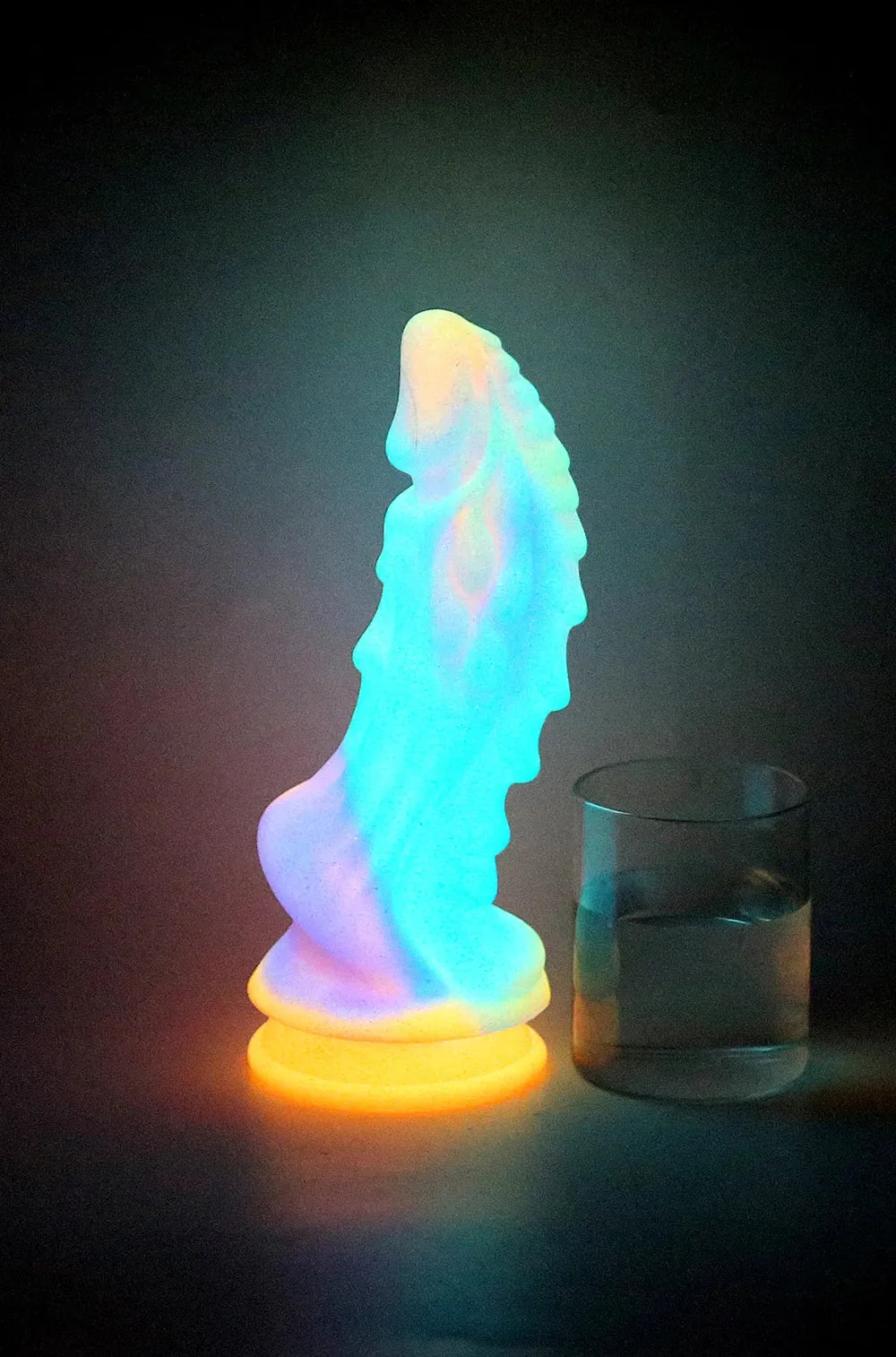 Monster Dragon Dildo - Luminous Butt Plug Colorful Glowing Anal Dildo Sex Toy