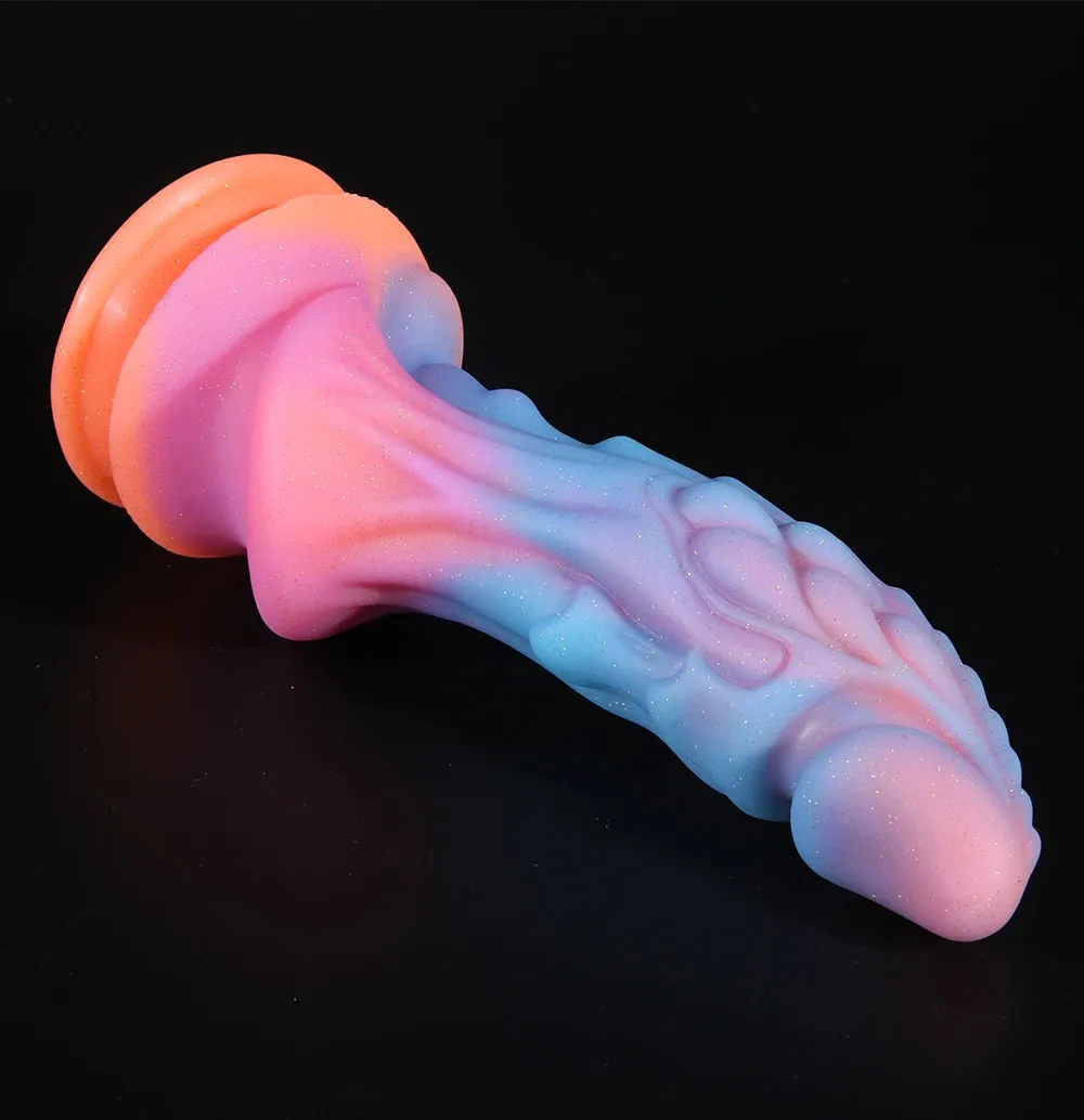Monster Dragon Dildo - Luminous Butt Plug Colorful Glowing Anal Dildo Sex Toy