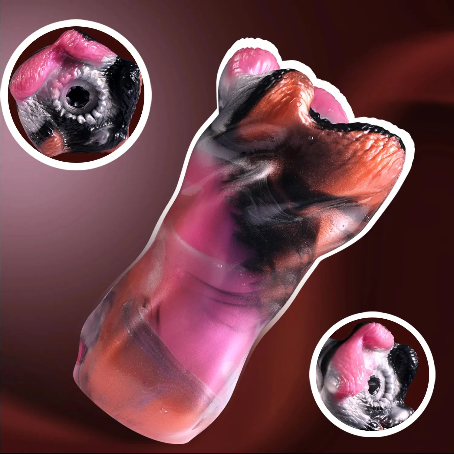Monster Pocket Pussy Male Masturbator - Silicone Realistic Vagina Penis Masturbation