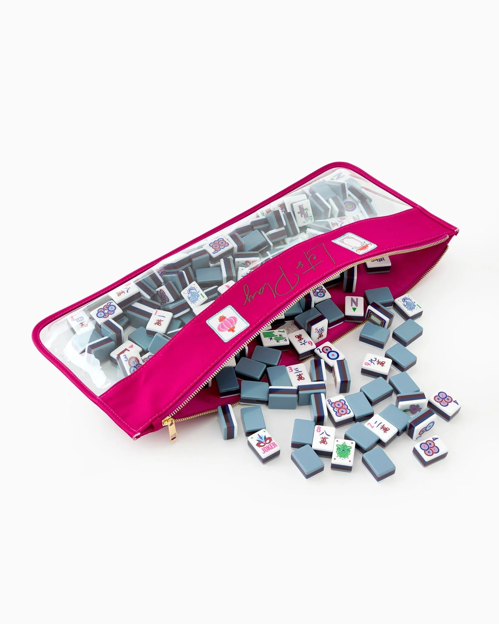 Oh My Mahjong - Magenta Let's Play Mahjong Bag