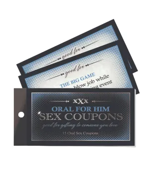 Oral For Him Sex Coupons