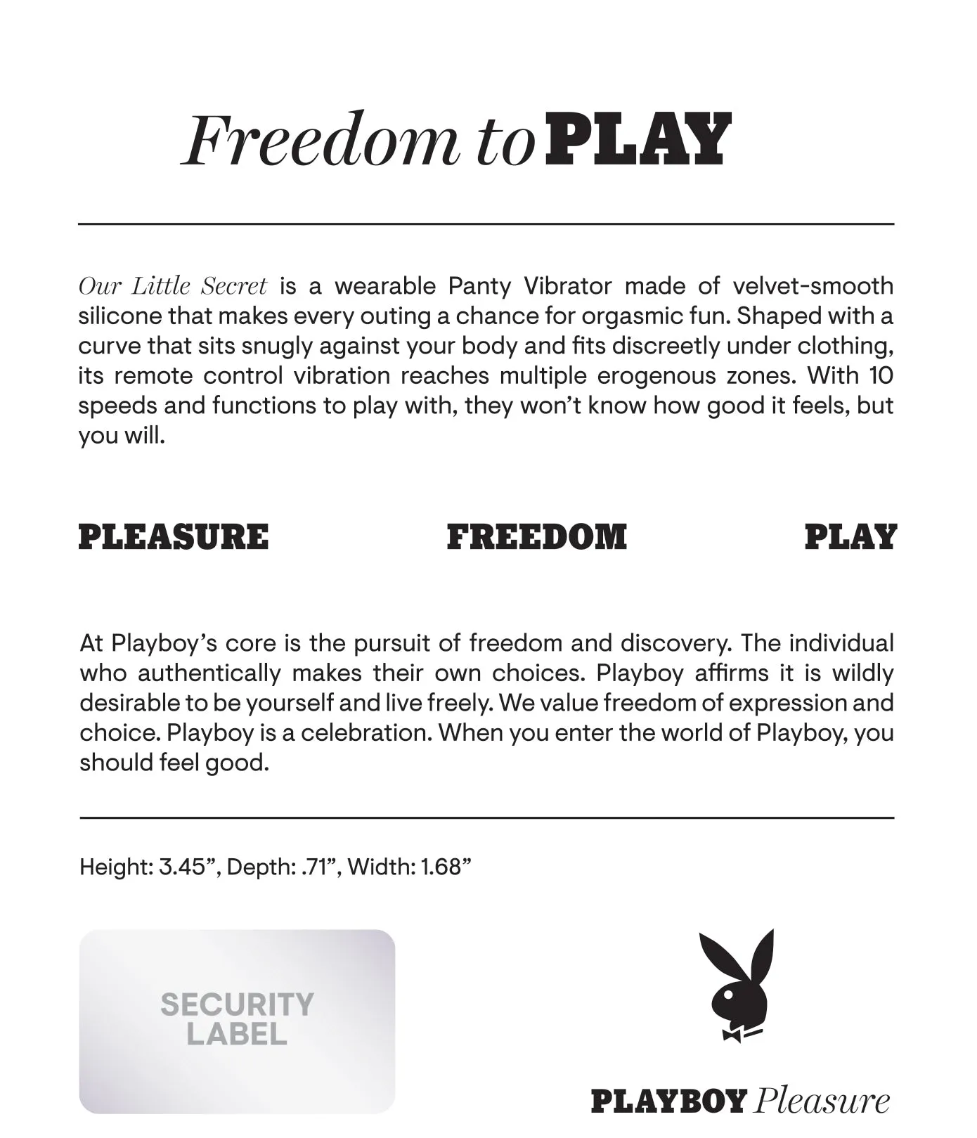 Our Little Secret - Playboy Pleasure