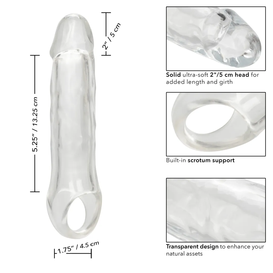 Performance Maxx 7.5 Inch Clear Penis Extension with Ball Strap