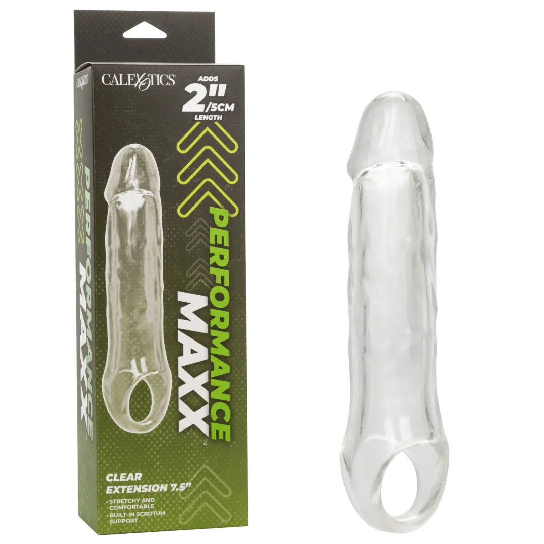 Performance Maxx 7.5 Inch Clear Penis Extension with Ball Strap