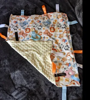 Play Time Cuddle Sensory Security Blanket Toys