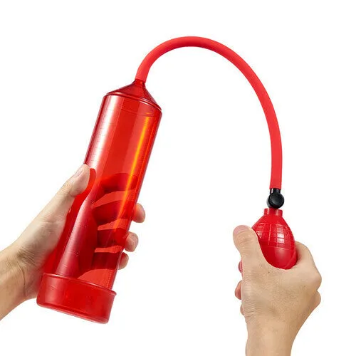 PlayfulOtter - Red Penis Enlargement Pump