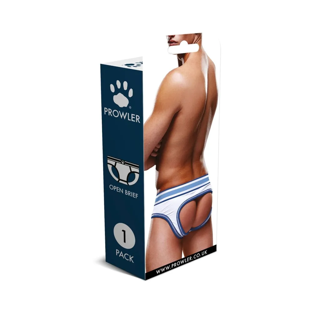 Prowler Open Brief White/Blue S