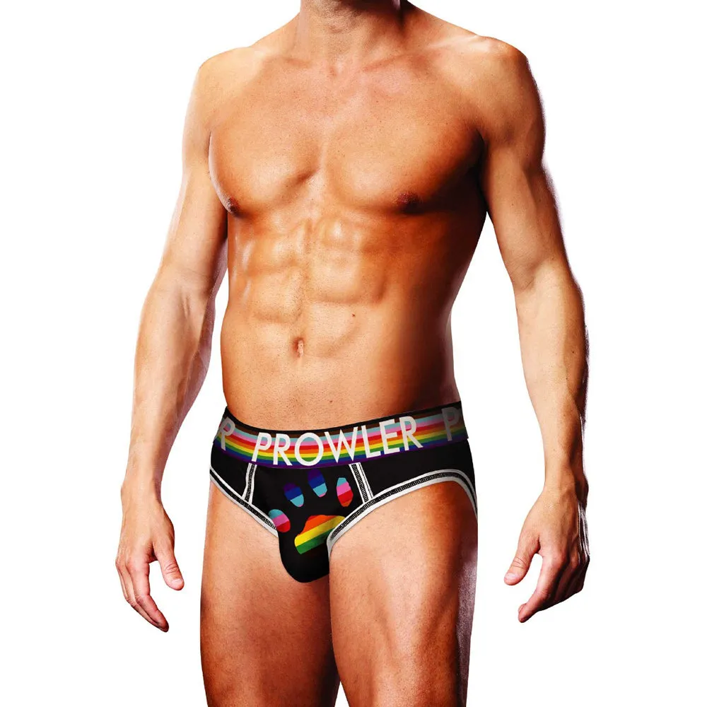 Prowler Oversized Paw Open Brief Black M