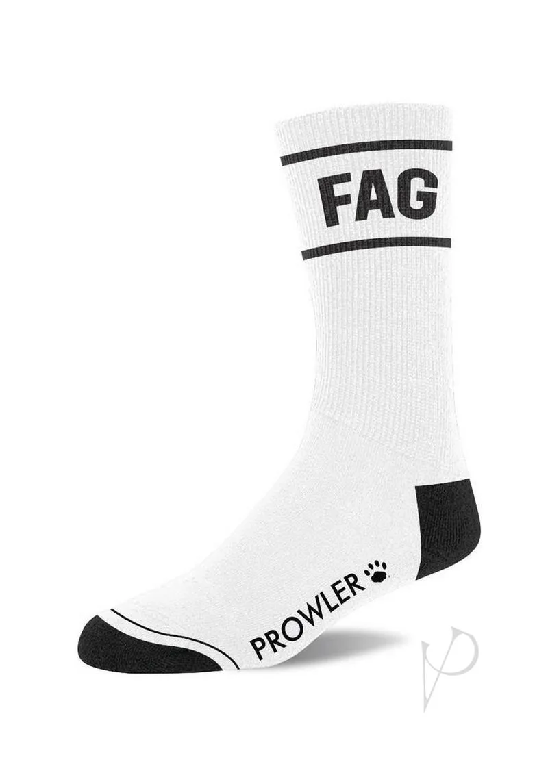 Prowler Red Fag Socks Wht/blk