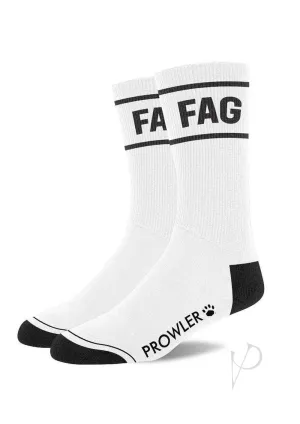 Prowler Red Fag Socks Wht/blk