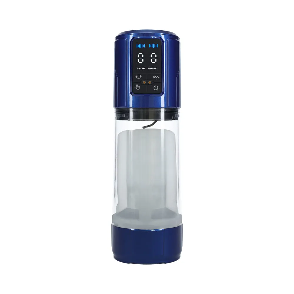PUMPED UltraLift Automatic Masturbator Waterproof Metallic Blue