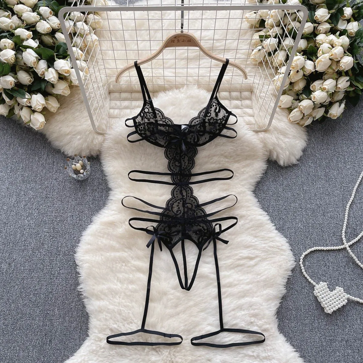 Ravishing Rouge Strappy Babydoll Lingerie