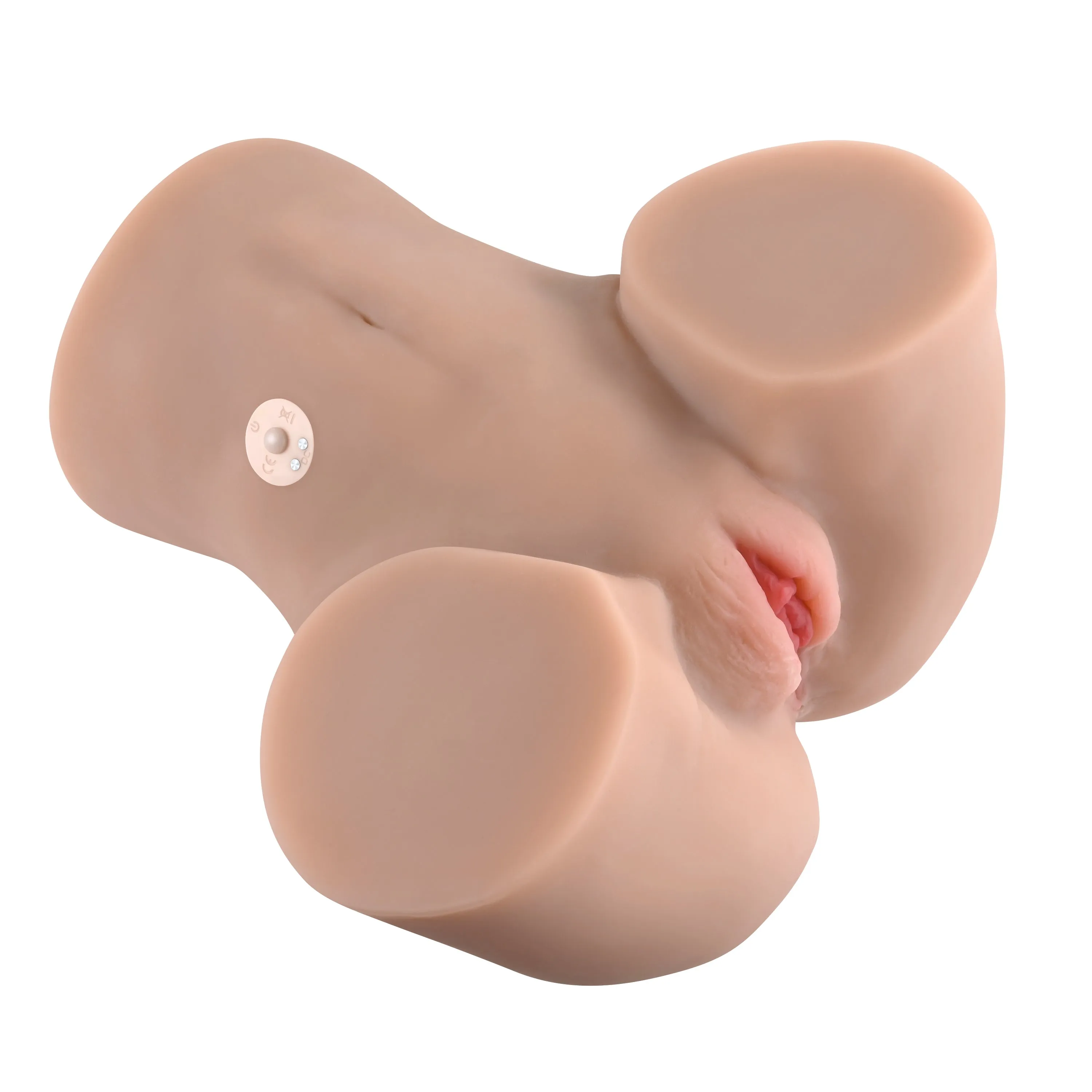 Rear Beauty - Life Like Vibrating Sucking Stroker - Light