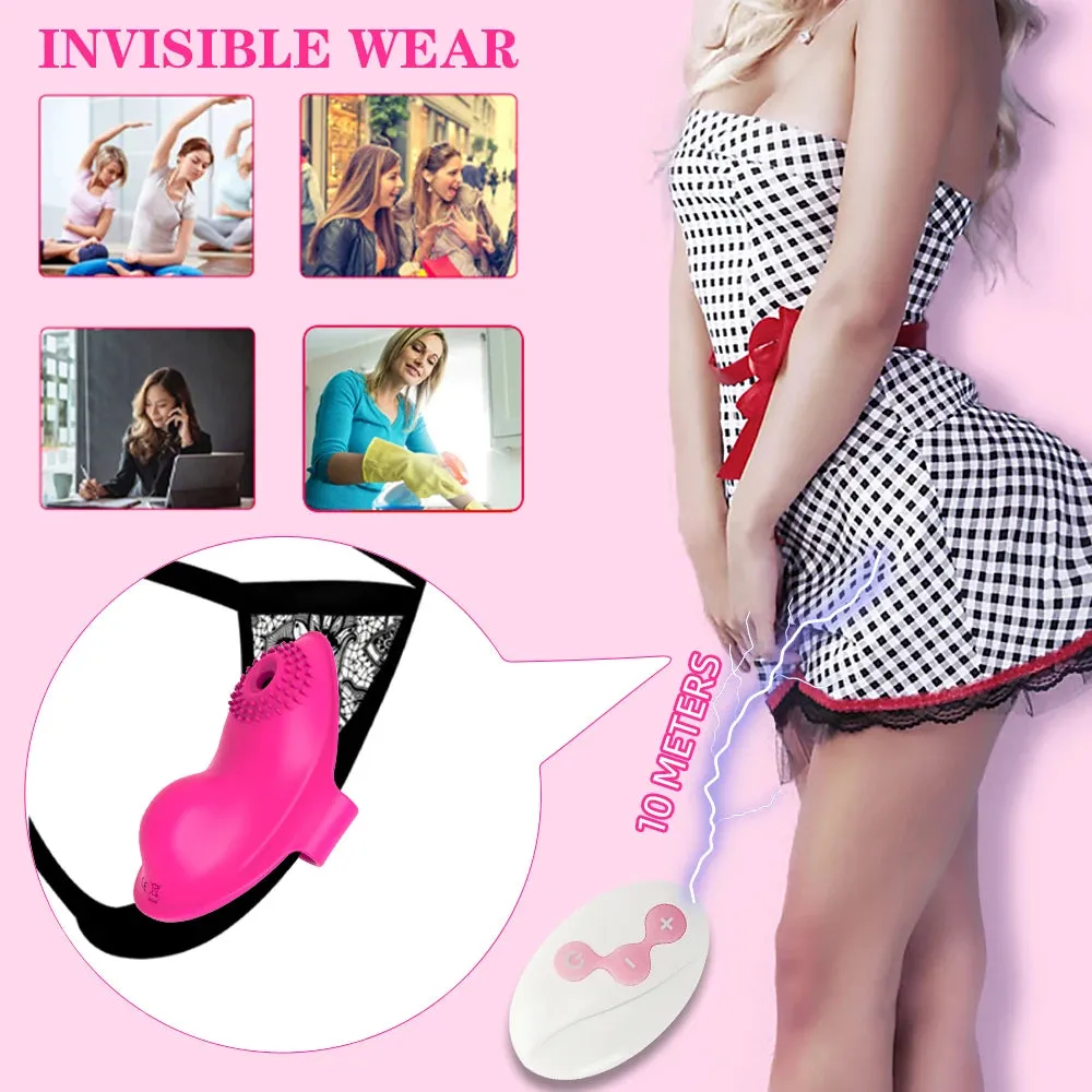 Remote Control Clit Sucking Vibranting Panties - Women Clitoral G Spot Vibrator