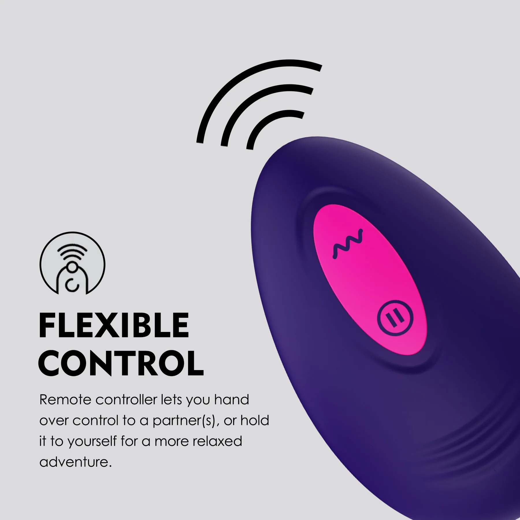 Remote Control Panty Vibrator - Wearable Clit Stimulator Heartring Magnetic Female Sex Toys