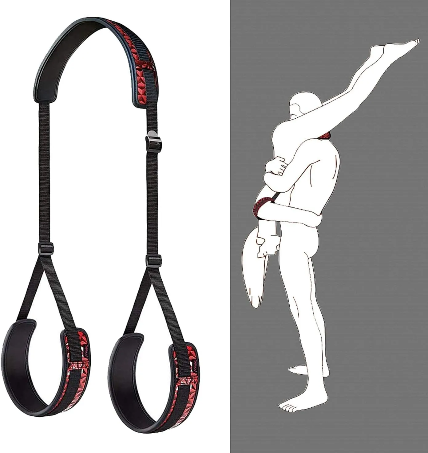 Restraints Sex Toys 1 Pcs Split Leg Strap Restraints Kits Fetish Bed Restraints Set for Beginners