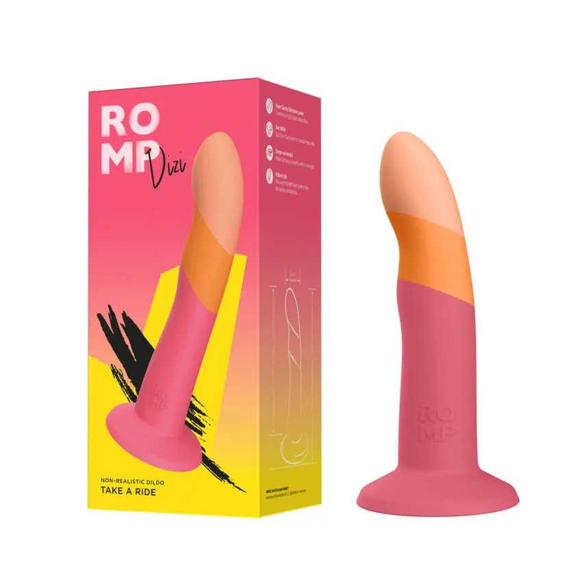 Romp Dizi Ultra Smooth 7 Inch Dildo With Suction Cup