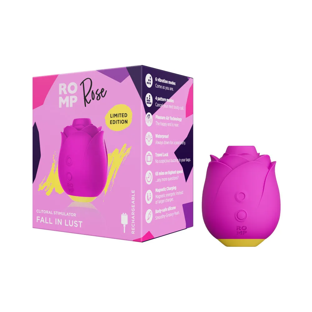 Romp Rose Pleasure Air Clitoris Stimulator - Pink