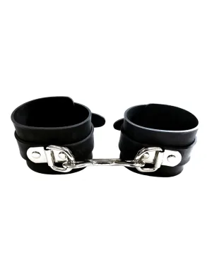 Rouge Rubber Wrist Cuffs