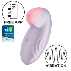 Satisfyer - Tropical Tip App-Controlled Lay On Clitoral Vibrator