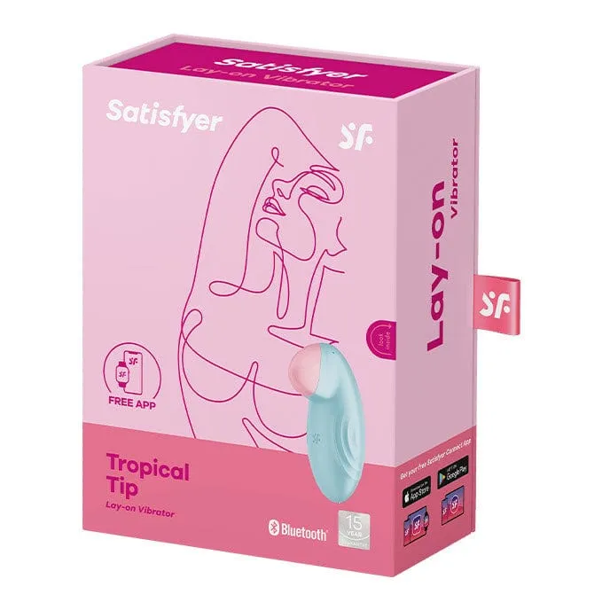Satisfyer - Tropical Tip App-Controlled Lay On Clitoral Vibrator